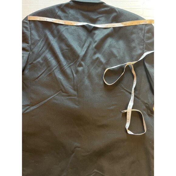 Ermenegildo Zegna  Mens Black Wool Blazer 42R  Purdue University, woven in Italy - Picture 16 of 16